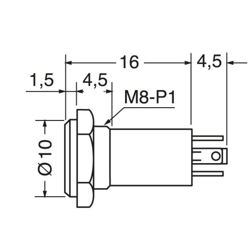 Professionelle 2,5 mm 4-polige...