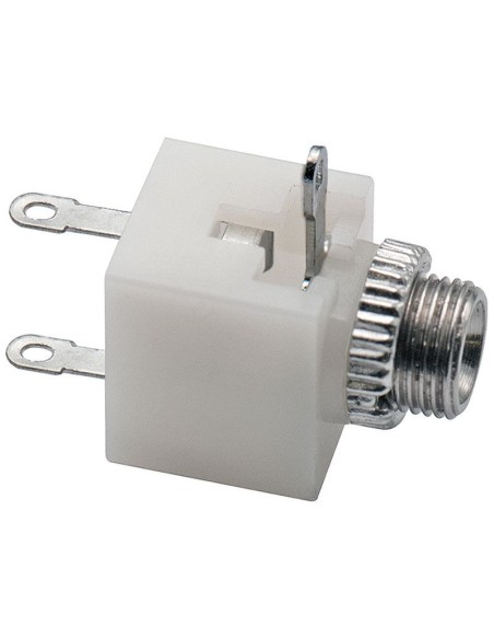 2-polige 3,5 mm jackplug met schakelaar voor paneelmontage
