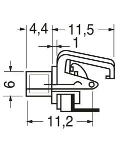 3,5 mm 3-polige Einbaubuchse 2