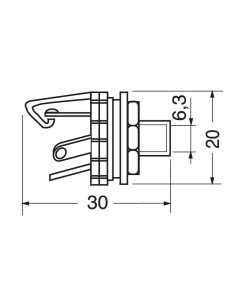 2-polige 6,3 mm jackplug... 2