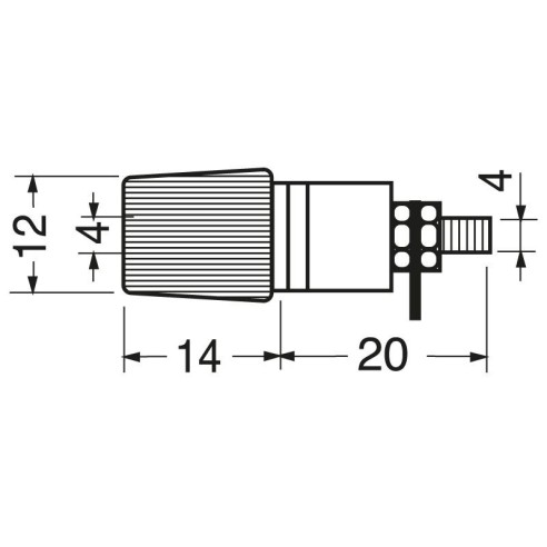 Kabelklemme 15A - Schwarz