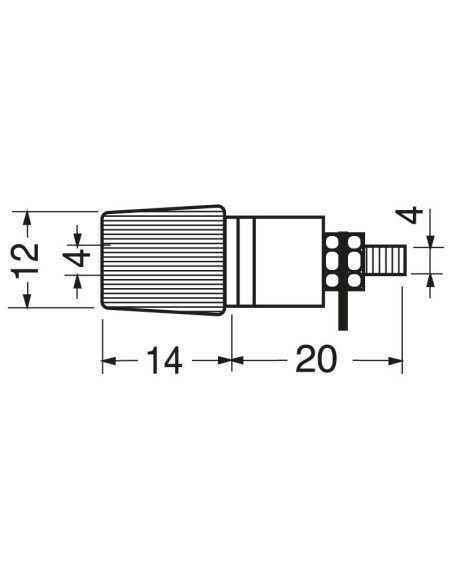 Draadklem 15A - Zwart
