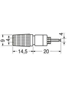 Abrazadera de cable 6A - Negro 2