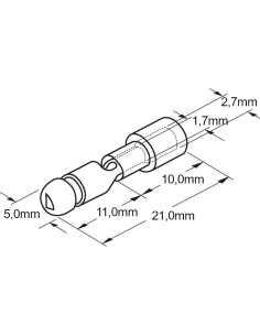 Insulated cylindrical cable... 2