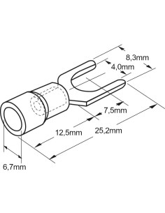 Insulated fork terminal... 2