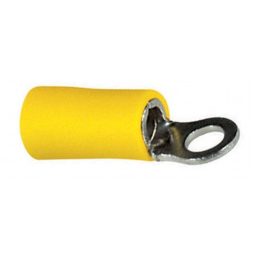 Insulated cable lug 5.0mm 48A - Yellow