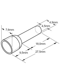 Spitze für Kabel 10,0mm² 2