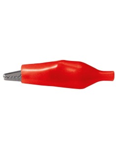 Rotes isoliertes Krokodil 37mm