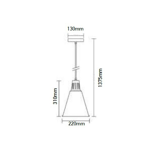 V-TAC VT-7520-WH 3702 LED Lustre...