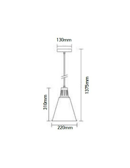 V-TAC VT-7520-WH 3702 Lampadario LED Moderno in Metallo Satinato con Portalampada E27 (Max 60W) Colore Bianco Opaco e Argento