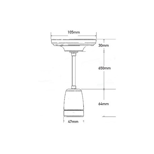 V-TAC VT-7998-BR 3810 Porcelain...