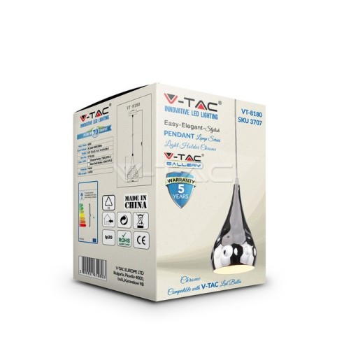 V-TAC VT-8180-CH 3707 Lampadario LED...