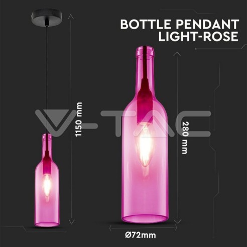 V-TAC VT-7558-RO 3774 LED Glass...