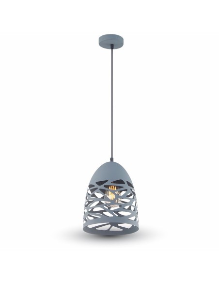 V-TAC VT-7200-MG 3822 Satin Metal LED Chandelier with E27 Lampholder (Max 60W) Colour Matt Grey