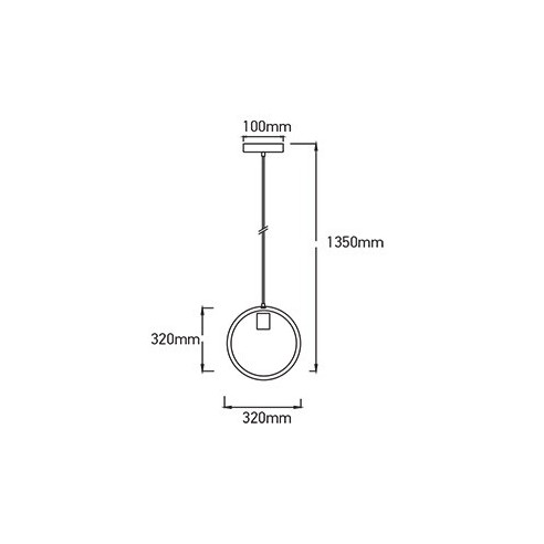 V-TAC VT-7322-CG 3835 Lampadario LED...