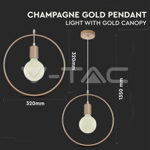 V-TAC VT-7322-CG 3835 LED Metal...