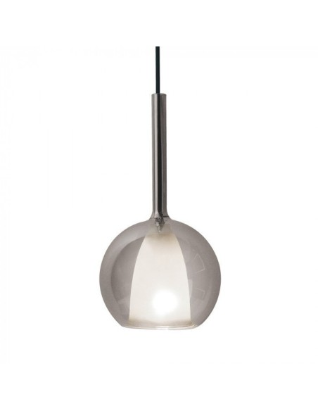 V-TAC VT-7304-GW 3876 LED-Glaskronleuchter mit doppelter E27-Fassung (max. 60W) Weiß und Grau T: 250mm