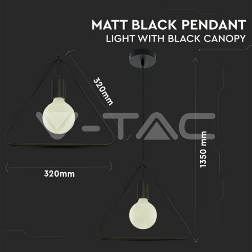V-TAC VT-7321-MB 3838 Luminaire...