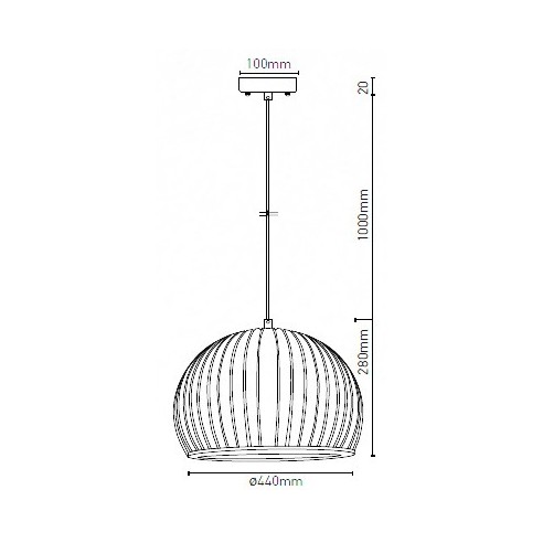V-TAC VT-4280 40541 LED-Hängeleuchte...