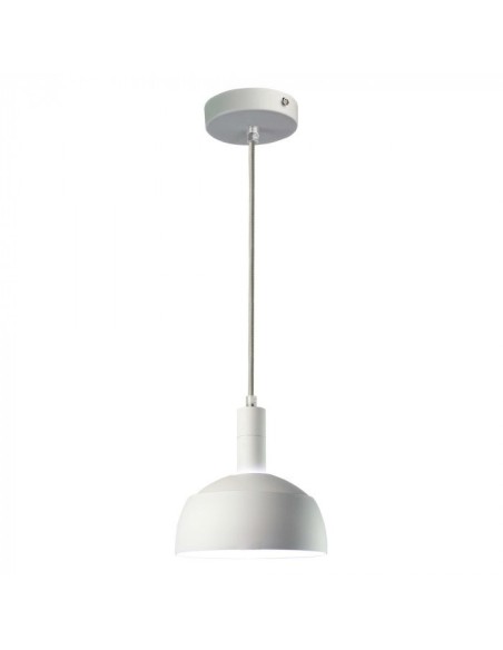 V-TAC VT-7100-WH 3920 LED-Kronleuchter mit Aluminium-Lampenschirm und E14-Fassung (Max 60W) Weiß