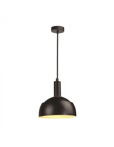 V-TAC VT-7100-B 3921 LED Kroonluchter met Aluminium Kap en E14 Lamphouder (Max 60W) Kleur Zwart