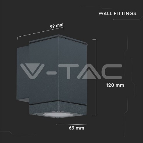 V-TAC VT-841 8626 LED Wall Lamp with...