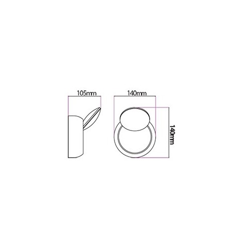 V-TAC VT-757 7086 LED-Wandleuchte...
