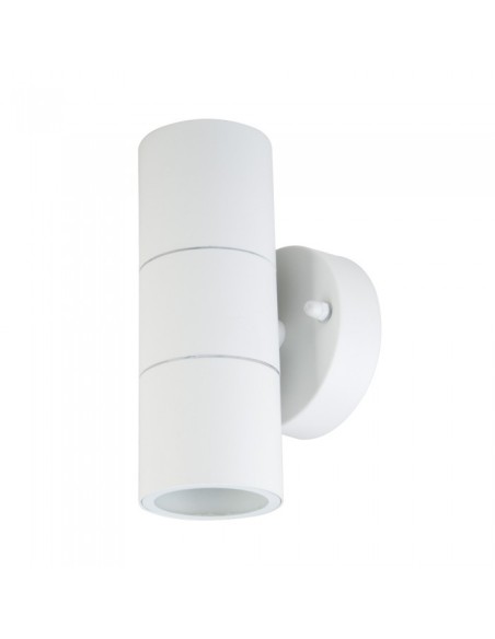 V-TAC VT-7622 7570 Round LED Wall Light 2 GU10 (Max 2*35W) IP44 Matt White Colour