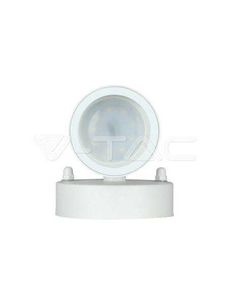 V-TAC VT-7622 7570 Aplique LED redondo 2 GU10 (Max 2*35W) IP44 Color Blanco Mate