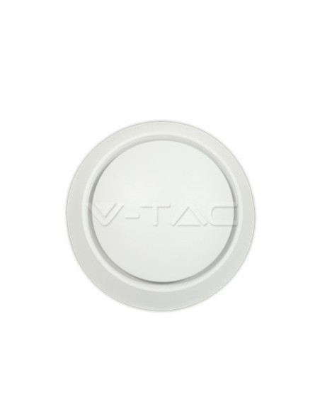V-TAC VT-757 7093 Lampada LED da Muro Arrotondata LED COB 5W Colore Bianco Satinato Ruotabile 360° Fascio Luminoso 4000K IP20
