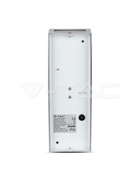 V-TAC VT-7662 7543 Vierkante LED Wandlamp 2 GU10 (Max 2*11W) Wit IP44