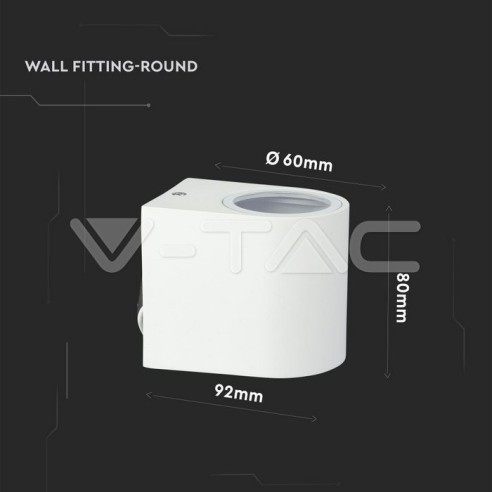 V-TAC VT-7651 7540 Round LED Wall...