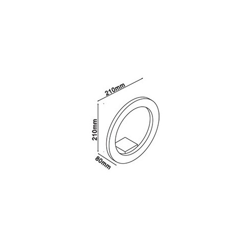 V-TAC VT-710 8225 LED-Wandleuchte 9W...