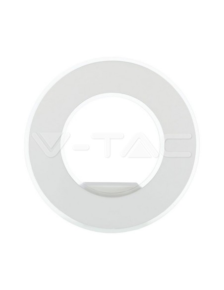 V-TAC VT-710 8225 LED Lámpara de pared circular 9W Color Blanco 3000K IP20