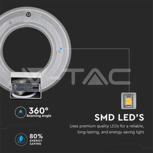 V-TAC VT-710 8225 LED-Wandleuchte 9W...