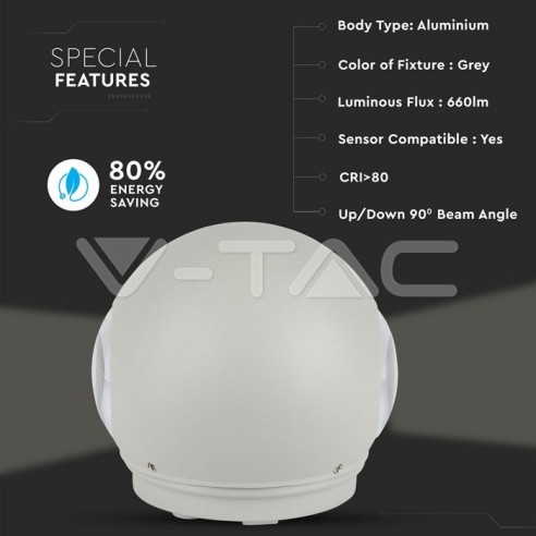 V-TAC VT-836 8302 LED Sferische...