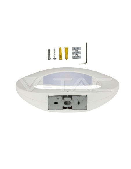 V-TAC VT-811 8308 LED Ronde Wandlamp 10W Wit 4000K IP20