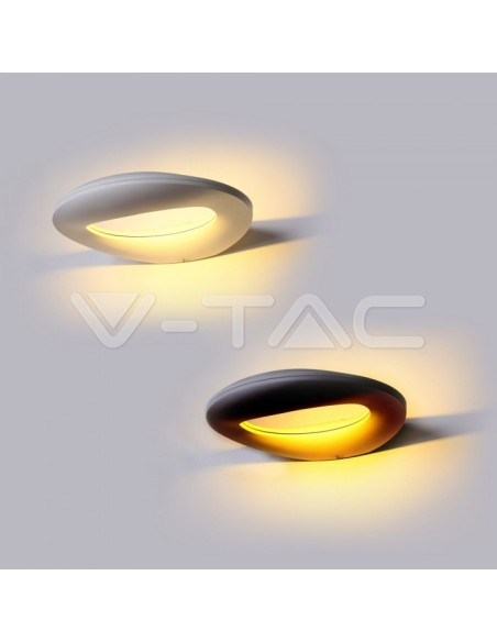 V-TAC VT-811 8308 LED-Wandleuchte rund 10W Weiß 4000K IP20