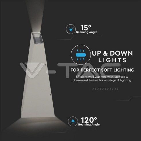 V-TAC VT-826 8299 LED Wandlamp 6W...