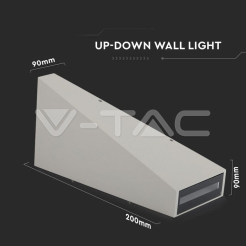 V-TAC VT-826 8299 LED-Wandleuchte 6W...