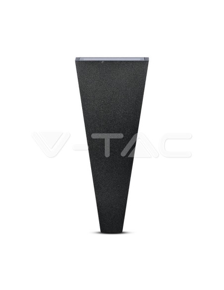 V-TAC VT-826 8298 LED Wandlamp 6W Dual Light Beam Zwart Kleur 4000K IP65