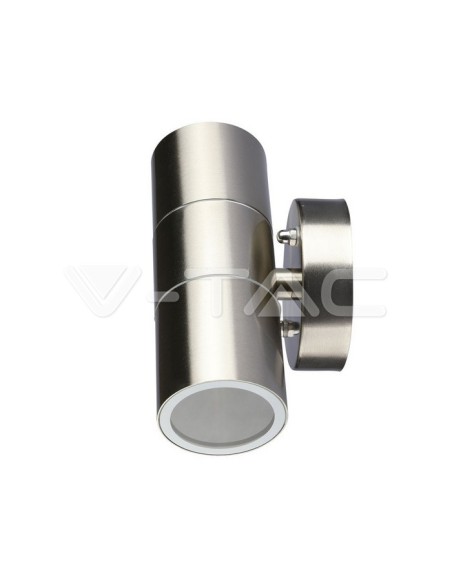 V-TAC VT-7622 7500 Rond LED Wandlamp 2 GU10 (Max 2*35W) Kleur Grijs IP44