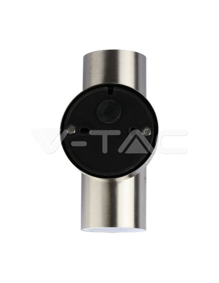 V-TAC VT-7622 7500 Runde LED-Wandleuchte 2 GU10 (Max 2*35W) Farbe Grau IP44