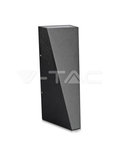 V-TAC VT-826 8297 LED-Wandleuchte 6W Doppelter Lichtstrahl Schwarz Farbe 3000K IP65
