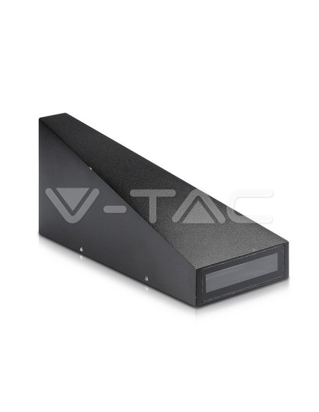V-TAC VT-826 8297 LED-Wandleuchte 6W Doppelter Lichtstrahl Schwarz Farbe 3000K IP65