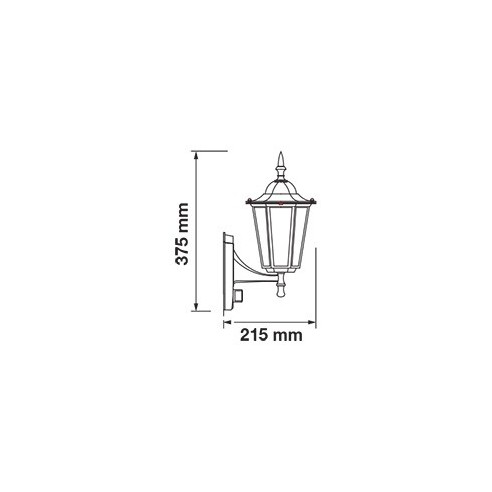 V-TAC VT-751 7070 LED Lantern Wall...