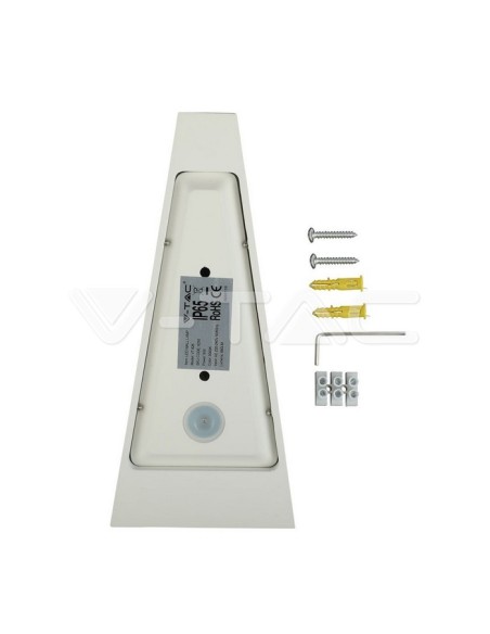V-TAC VT-826 8295 LED Wall Lamp 6W Dual Light Beam 3000K White IP65