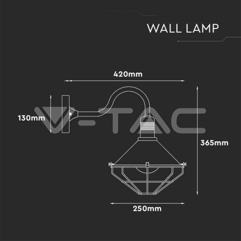 V-TAC VT-720R 8973 Lámpara de pared...