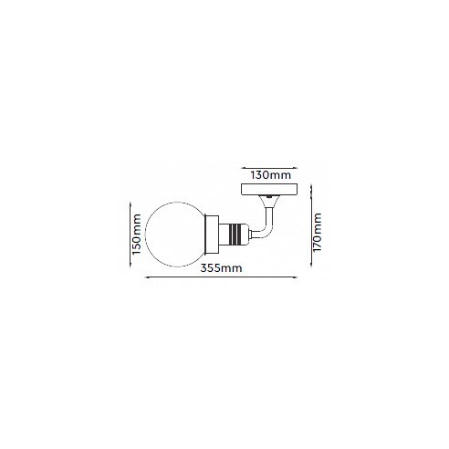 V-TAC VT-720BW 8970 Aplique de...