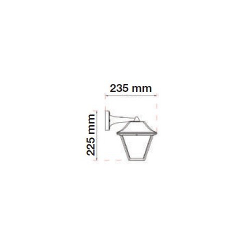 V-TAC VT-843 8686 LED Glazen Lantaarn...